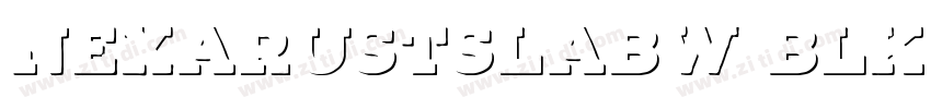 NexaRustSlabW BlkSha字体转换